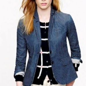 Indigo Dot Schoolboy Blazer